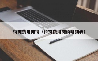 待摊费用摊销（待摊费用摊销明细表）