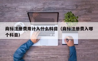 商标注册费用计入什么科目（商标注册费入哪个科目）