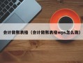 会计做账表格（会计做账表格wps怎么做）