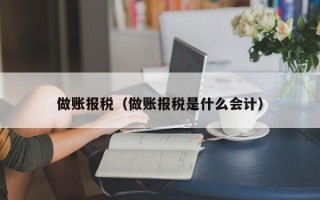 做账报税（做账报税是什么会计）