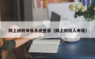 网上纳税申报系统登录（网上纳税人申报）