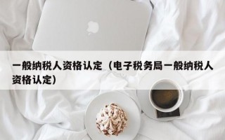 一般纳税人资格认定（电子税务局一般纳税人资格认定）