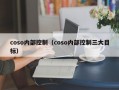 coso内部控制（coso内部控制三大目标）