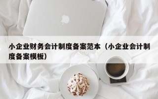 小企业财务会计制度备案范本（小企业会计制度备案模板）