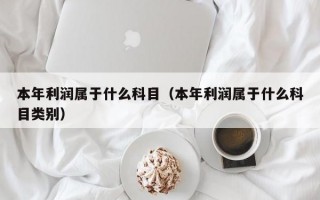 本年利润属于什么科目（本年利润属于什么科目类别）