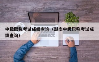 中级职称考试成绩查询（湖南中级职称考试成绩查询）