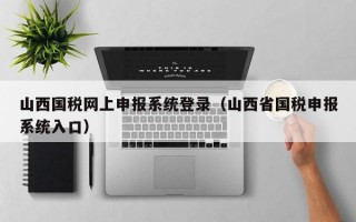 山西国税网上申报系统登录（山西省国税申报系统入口）