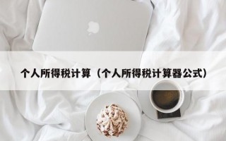 个人所得税计算（个人所得税计算器公式）