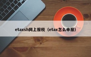 etaxsh网上报税（etax怎么申报）