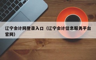 辽宁会计网登录入口（辽宁会计信息服务平台官网）