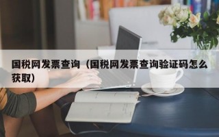 国税网发票查询（国税网发票查询验证码怎么获取）