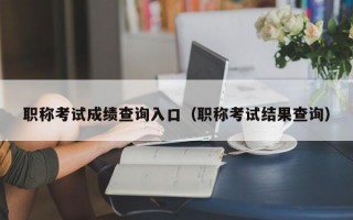 职称考试成绩查询入口（职称考试结果查询）