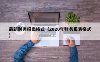 最新财务报表格式（2020年财务报表格式）