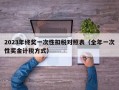 2023年终奖一次性扣税对照表（全年一次性奖金计税方式）