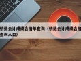 初级会计成绩合格单查询（初级会计成绩合格查询入口）