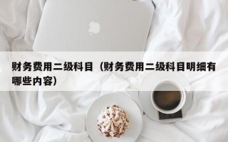 财务费用二级科目（财务费用二级科目明细有哪些内容）