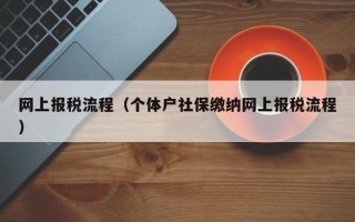 网上报税流程（个体户社保缴纳网上报税流程）