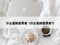 什么是制造费用（什么是制造费用?）