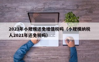 2023年小规模还免增值税吗（小规模纳税人2021年还免税吗）