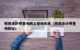 初级会计师查询网上查询系统（初级会计师查询网址）