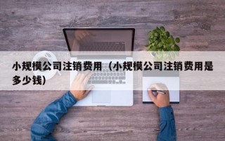 小规模公司注销费用（小规模公司注销费用是多少钱）