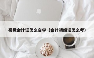 初级会计证怎么自学（会计初级证怎么考）