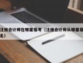 注册会计师在哪里报考（注册会计师从哪里报名）