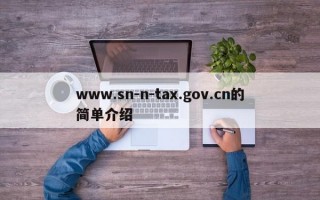 www.sn-n-tax.gov.cn的简单介绍