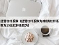 经营杠杆系数（经营杠杆系数为2财务杠杆系数为15总杠杆系数为）