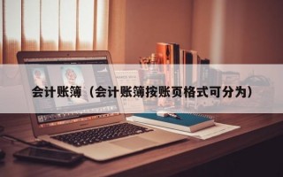 会计账簿（会计账簿按账页格式可分为）