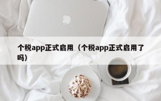 个税app正式启用（个税app正式启用了吗）