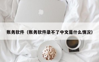 账务软件（账务软件录不了中文是什么情况）