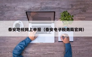 泰安地税网上申报（泰安电子税务局官网）