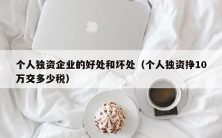 个人独资企业的好处和坏处（个人独资挣10万交多少税）