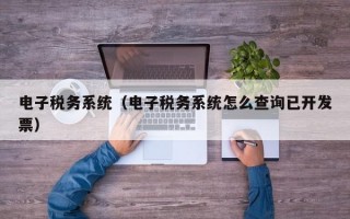 电子税务系统（电子税务系统怎么查询已开发票）