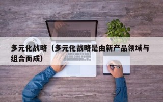 多元化战略（多元化战略是由新产品领域与 组合而成）