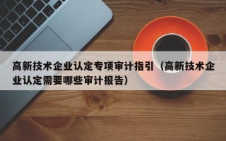 高新技术企业认定专项审计指引（高新技术企业认定需要哪些审计报告）