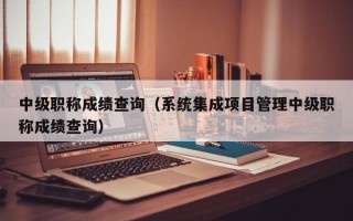 中级职称成绩查询（系统集成项目管理中级职称成绩查询）