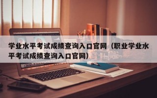 学业水平考试成绩查询入口官网（职业学业水平考试成绩查询入口官网）