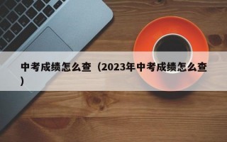 中考成绩怎么查（2023年中考成绩怎么查）