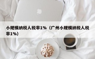 小规模纳税人税率1%（广州小规模纳税人税率1%）